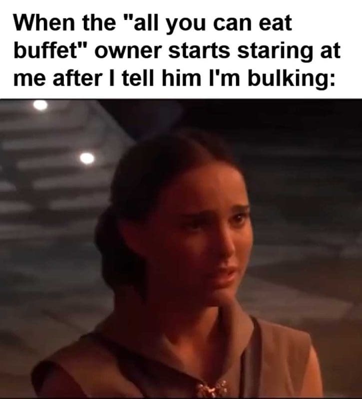 When The All You Can Eat Buffet Owner Starts Staring At Me After I Tell Him I'm Bulking