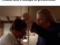 My Heart Watching Me Take A Coffee A Redbull And Scoops Of Preworkout