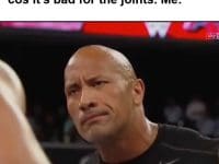 Friend I Don't Wanna Lift Heavy Cos It's Bad For The Joints Me