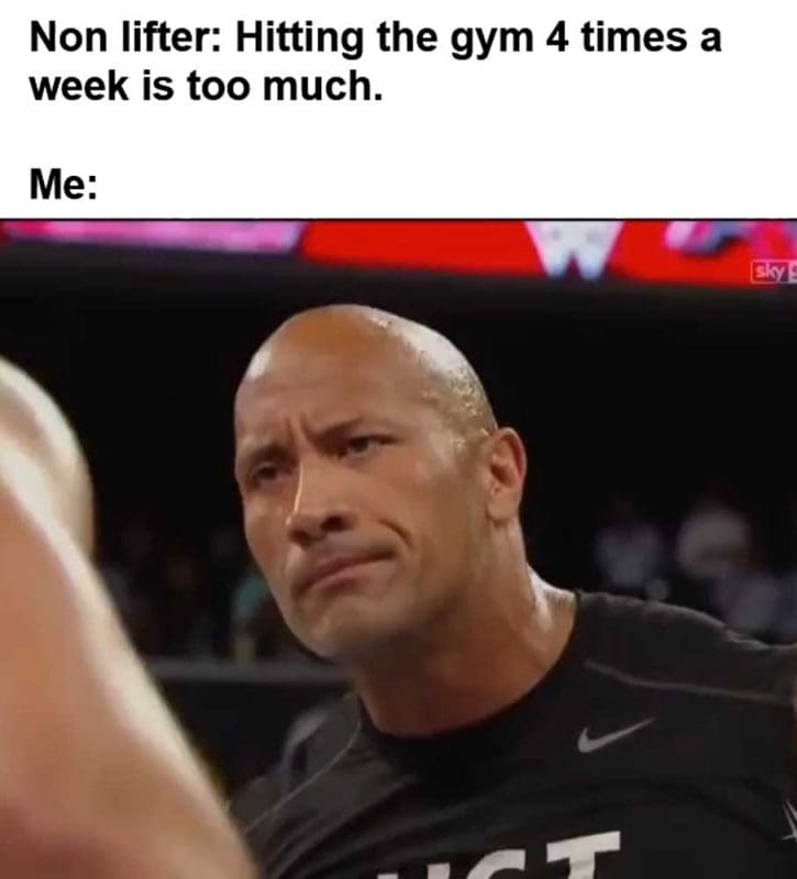 Non Lifter Hitting The Gym Times A Week Is Too Much Me