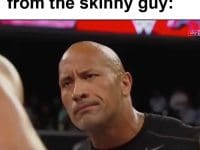 When You Get Advice From The Skinny Guy