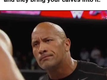 When You Having An Argument And They Bring Your Calves Into It