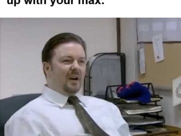 Watching Someone Warming Up With Your Max