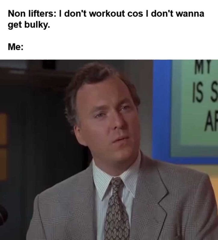 Non Lifters I Don't Workout Cos I Don't Wanna Get Bulky Me