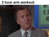 When A Newbie Tells Me They Gonna Try Rich Paina's Hour Arm Workout