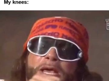 Me Fully Determined To Squat Two Plates My Knees