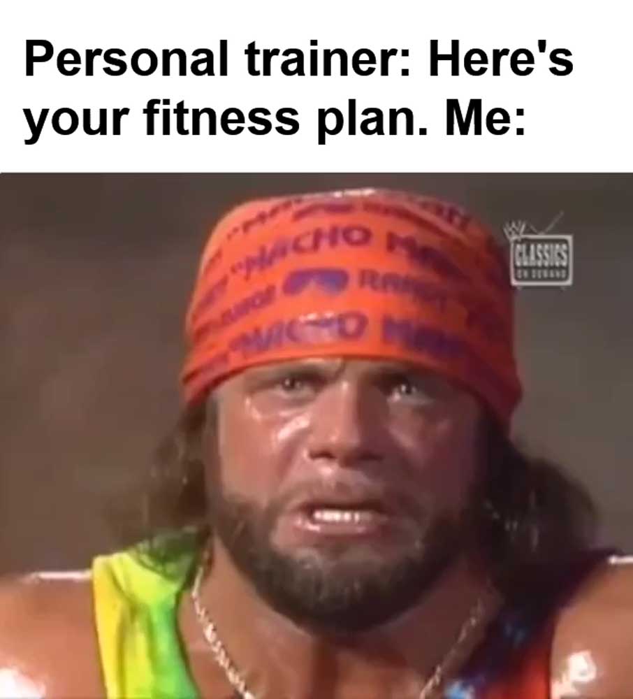 Personal Trainer Here's Your Fitness Plan Me