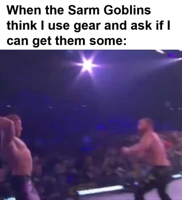 When The Sarm Goblins Think I Use Gear And Ask If I Can Get Them Some
