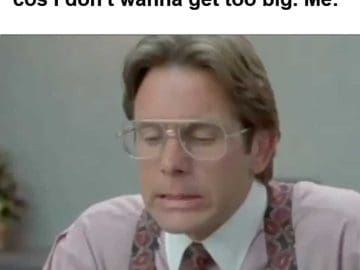 Friend I Don't Wanna Lift Heavy Cos I Don't Wanna Get Too Big Me