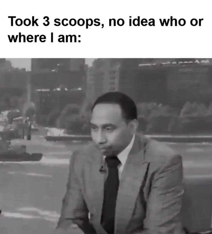 Took Scoops No Idea Who Or Where I Am