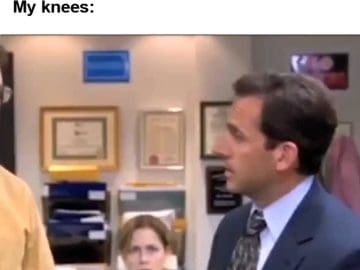 Me Fully Determined To Squat Two Plates My Knees