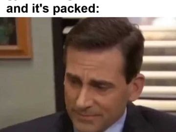 When You Walk Into The Gym During Dead Hours And It's Packed