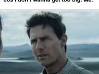 Friend I Don't Wanna Lift Heavy Cos I Don't Wanna Get Too Big Me