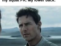 Me Today Is The Day I Smash My Squat Pr My Lower Back