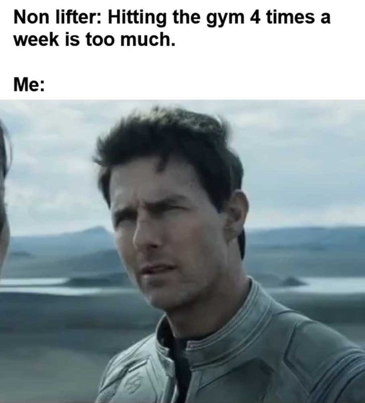 Non Lifter Hitting The Gym Times A Week Is Too Much Me