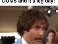 When You've Got Doms And It's Leg Day