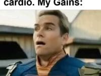 Me I'll Just Do A Little Cardio My Gains
