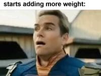 When You Almost Died On Your Last Set And Your Partner Starts Adding More Weight