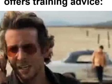 When A Gym Newbie Offers Training Advice