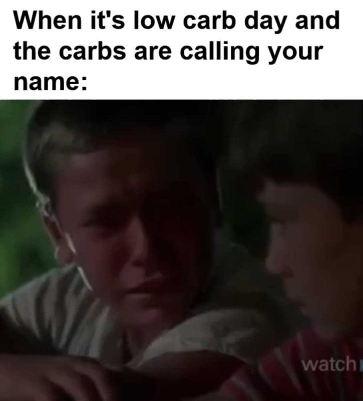When It's Low Carb Day And The Carbs Are Calling Your Name