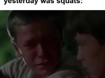 When The Lift Is Broken And Yesterday Was Squats