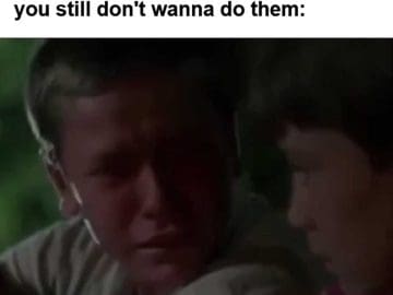 When You Told Yourself You'd Hit Legs Tomorrow And Now It's Tomorrow But You Still Don't Wanna Do Them