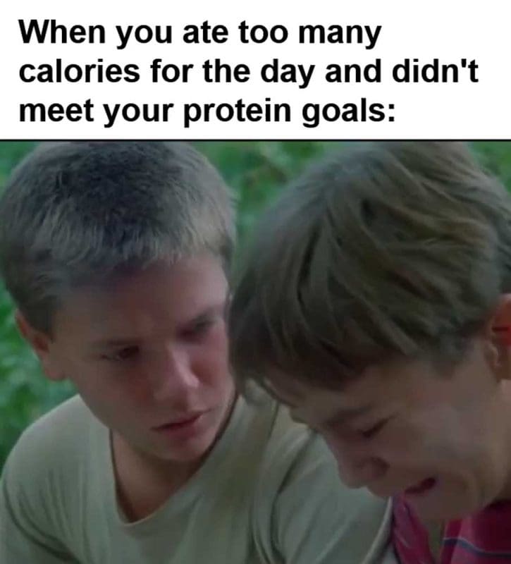 When You Ate Too Many Calories For The Day And Didn't Meet Your Protein Goals