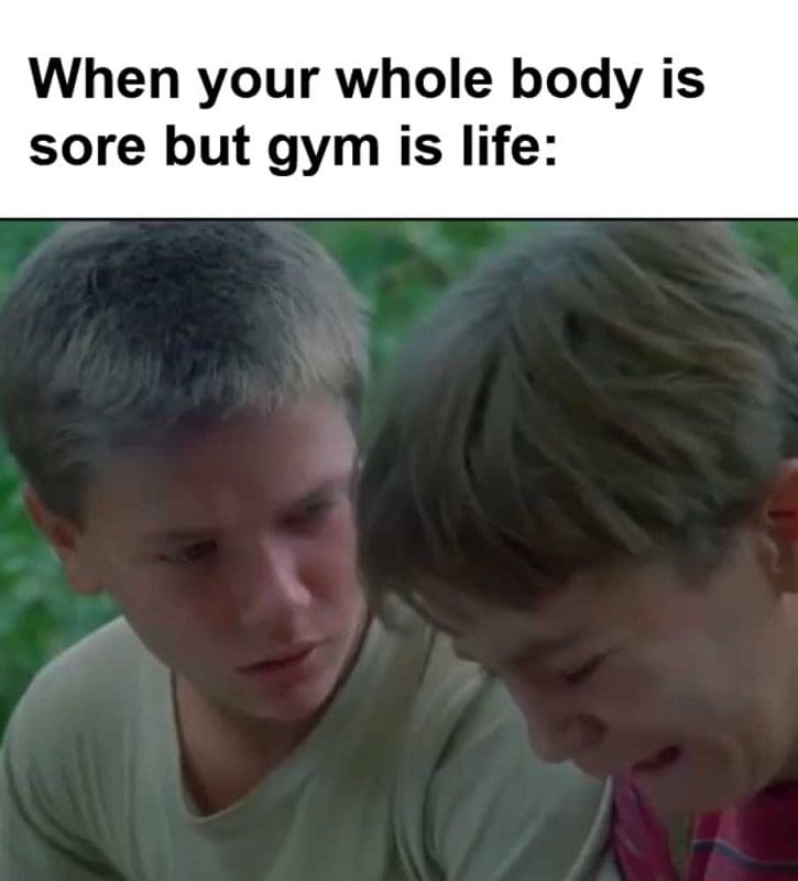When Your Whole Body Is Sore But Gym Is Life