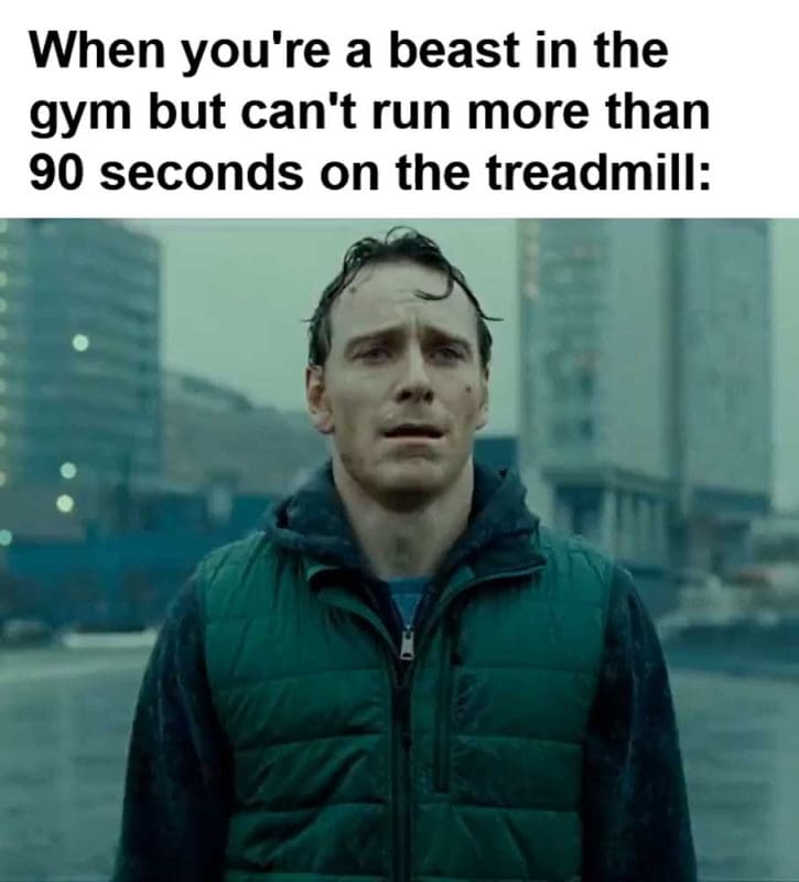 When You're A Beast In The Gym But Can't Run More Than Seconds On The Treadmill