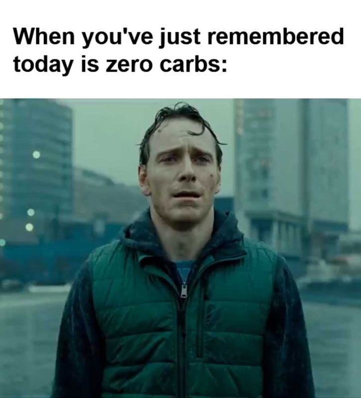 When You've Just Remembered Today Is Zero Carbs
