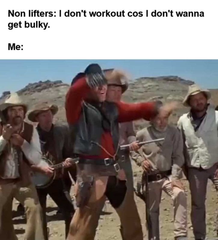 Non Lifters I Don't Workout Cos I Don't Wanna Get Bulky Me