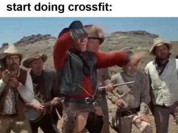 That Look You Give Someone When They Tell You They Gonna Start Doing Crossfit