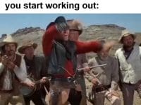 When You've Been Lifting For Years And Someone Suggests You Start Working Out