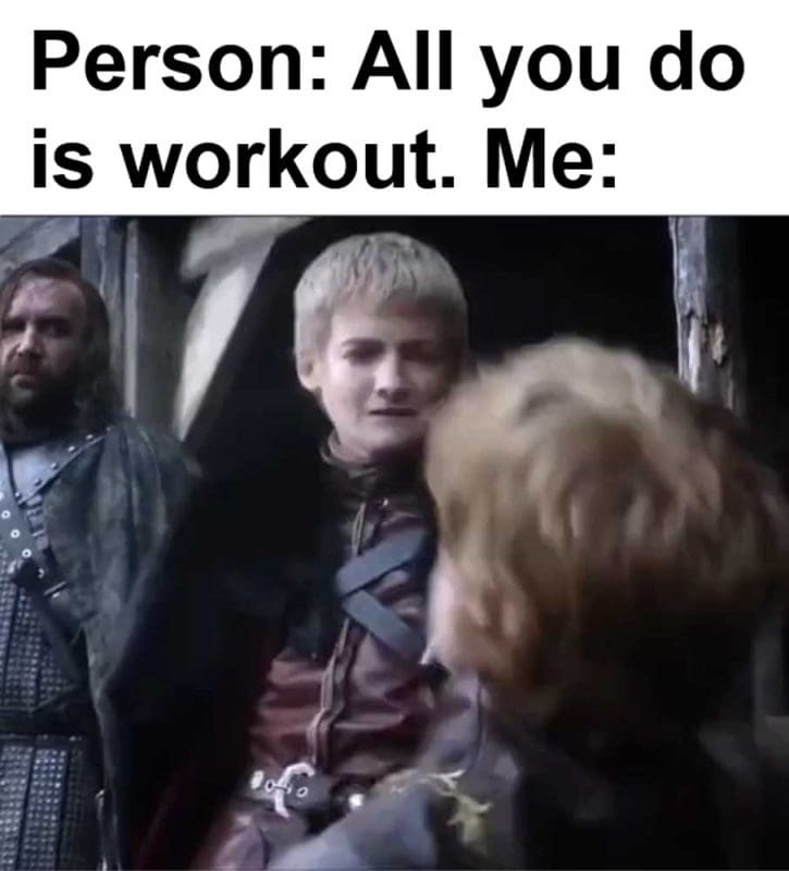 Person All You Do Is Workout Me