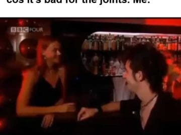 Friend I Don't Wanna Lift Heavy Cos It's Bad For The Joints Me