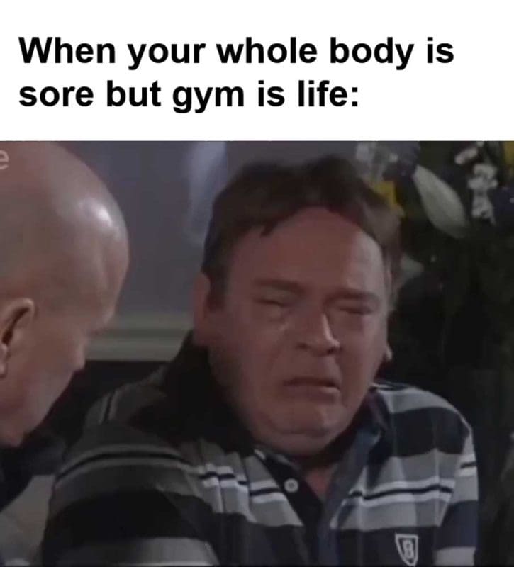 When Your Whole Body Is Sore But Gym Is Life