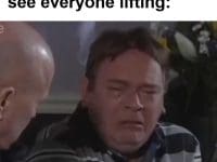 When You're Injured And See Everyone Lifting