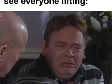 When You're Injured And See Everyone Lifting