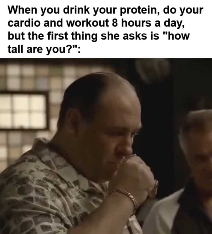 When You Drink Your Protein Do Your Cardio And Workout Hours A Day But The First Thing She Asks Is How T