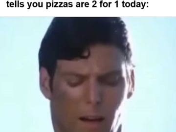 When You've Ordered A Salad At Your Favourite Restaurant And The Waiter Tells You Pizzas Are For Today