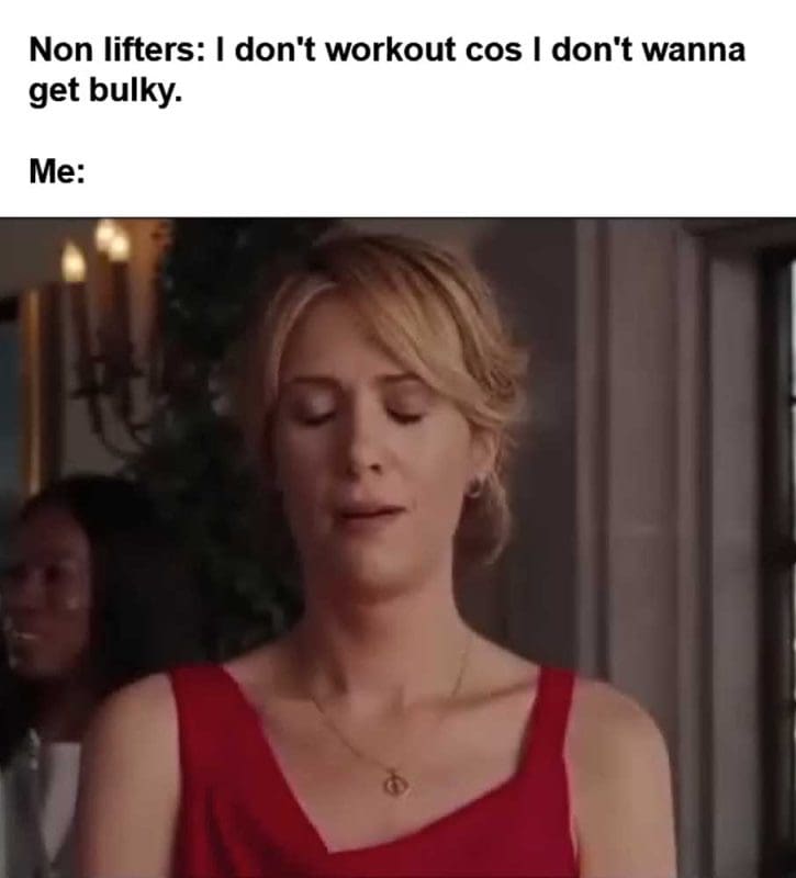 Non Lifters I Don't Workout Cos I Don't Wanna Get Bulky Me