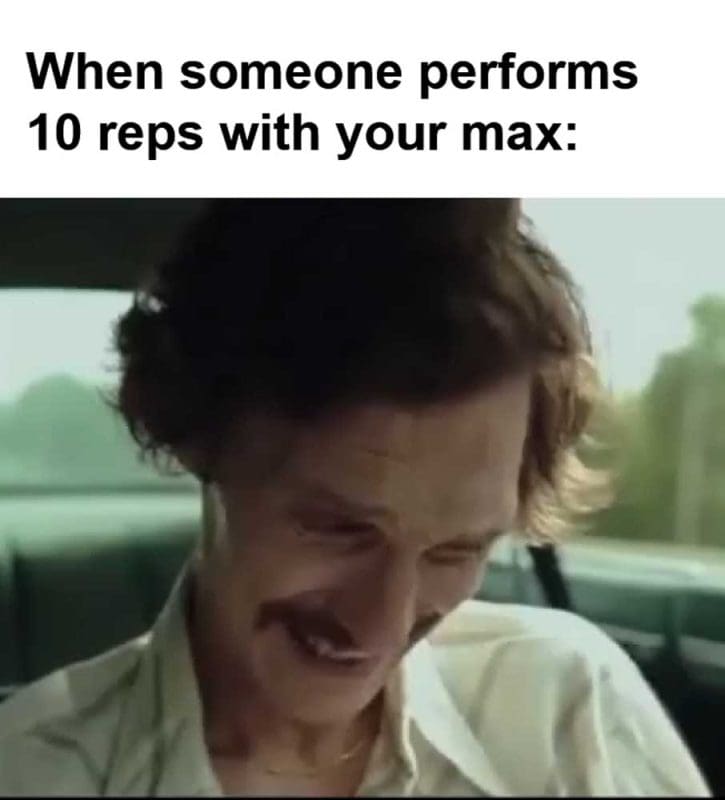 When Someone Performs Reps With Your Max