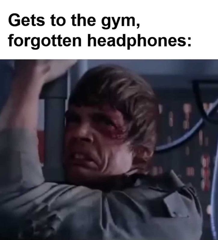 Gets To The Gym Forgotten Headphones