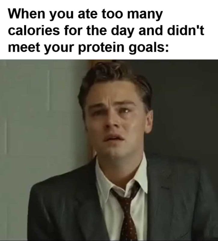 When You Ate Too Many Calories For The Day And Didn't Meet Your Protein Goals