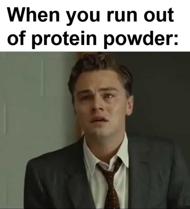 When You Run Out Of Protein Powder