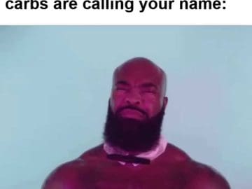 When It's Low Carb Day And The Carbs Are Calling Your Name