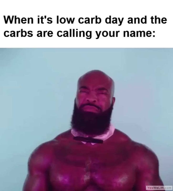 When It's Low Carb Day And The Carbs Are Calling Your Name