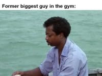 Huge Guy Walks Into Gym For The First Time Former Biggest Guy In The Gym