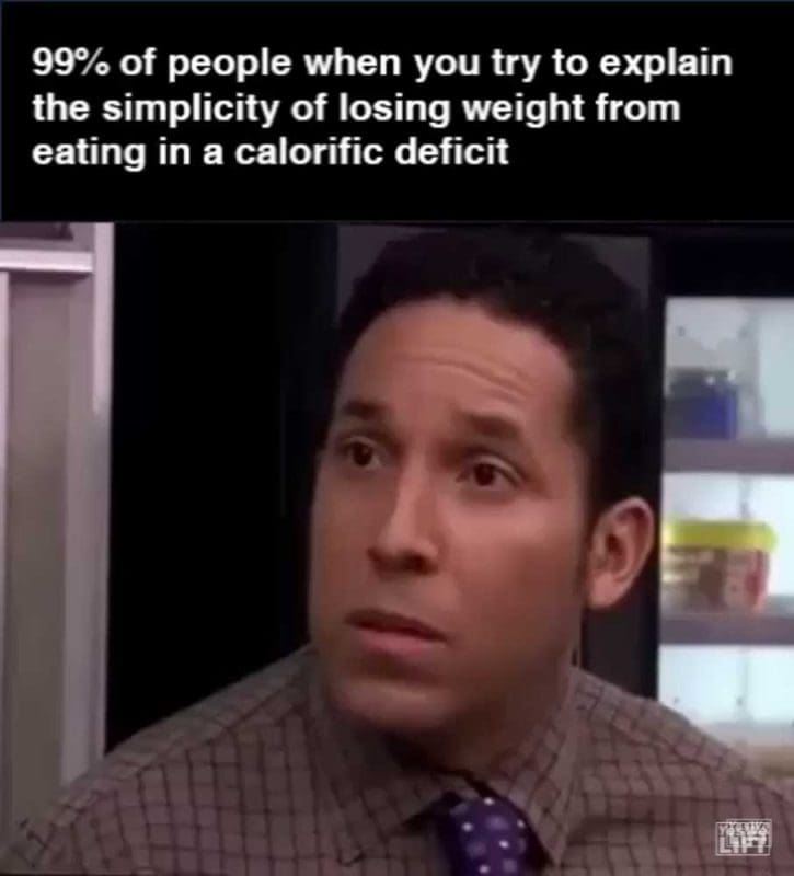 Of People When You Try To Explain The Simplicity Of Losing Weight From Eating In A Calorific Deficit GIF