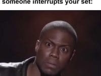 The Face You Make When Someone Interrupts Your Set